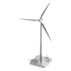 Przybornik na biurko TROIKA Fresh Wind, wiatrak, stalowy