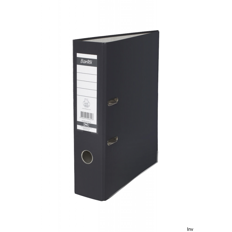 Segregator A4 80mm XXL grafitowy z szyną Bantex 100551795