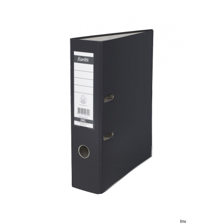 Segregator A4 80mm XXL grafitowy z szyną Bantex 100551795