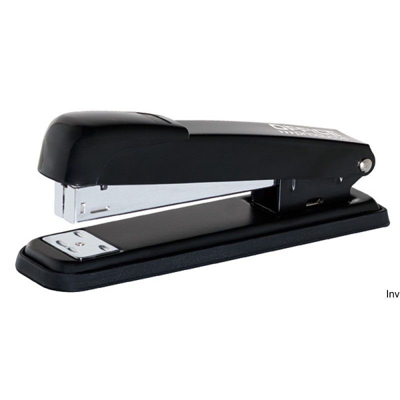 Zszywacz Office Products, metalowy, czarny, do 40 kartek, zszywki nr 24/6, 26/6, 23/6, 24/8, 200 zszywek w magazynku
