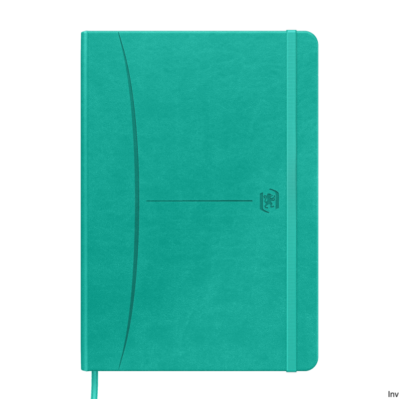 Notatnik Oxford Signature A5 96 kartek kropki turkusowy