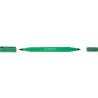 PAKIET Marker do płyt CD/DVD Q-CONNECT, Dual, 0,4mm i 1 mm (linia), zielony