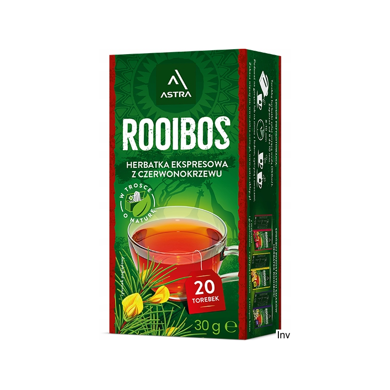 Herbata ASTRA rooibos czerwona 20 torebek