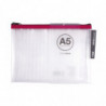 PAKIET Torebka APLI Zipper Bag, A5, 235x175 mm, mix kolorów