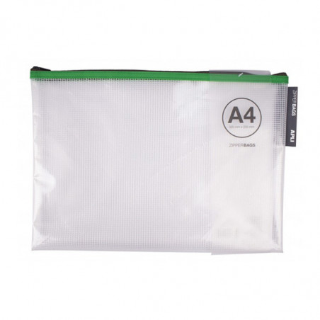 PAKIET Torebka APLI Zipper Bag, A4, 355x255 mm, mix kolorów