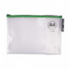 PAKIET Torebka APLI Zipper Bag, A4, 355x255 mm, mix kolorów
