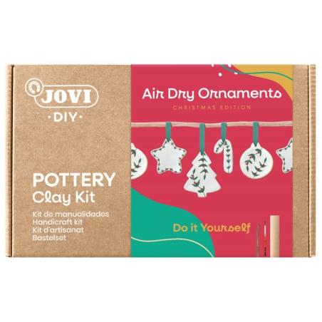 Zestaw do tworzenia ceramiki JOVI DIY, bez wypalania, ozdoby świąteczne