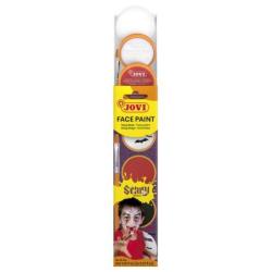 Farby do malowania twarzy JOVI Scary, 3x8ml, z pędzelkiem i gąbką, mix kolorów