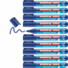 Marker do flipchartów Edding 380 niebieski 1.5-3mm, tusz na bazie wody, system cap-off