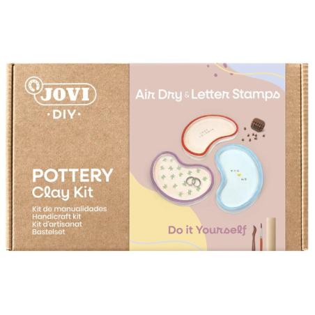 Zestaw do tworzenia ceramiki JOVI DIY, bez wypalania, miseczki