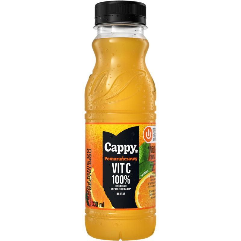 PAKIET Nektar CAPPY pomarańczowy 0,33l z kaucją