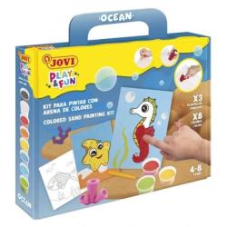 Zestaw do malowania piaskiem JOVI Play&Fun, ocean