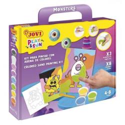 Zestaw do malowania piaskiem JOVI Play&Fun, potwory