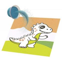 Zestaw do malowania piaskiem JOVI Play&Fun, dinozaury