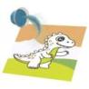 Zestaw do malowania piaskiem JOVI Play&Fun, dinozaury