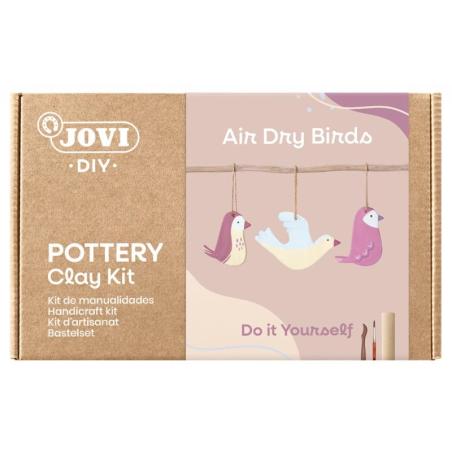 Zestaw do tworzenia ceramiki JOVI DIY, bez wypalania, ptaki