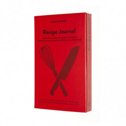 Notes MOLESKINE Passion Journal Recipe, 400 stron, czerwony