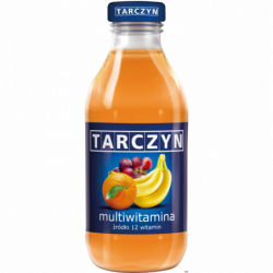 TARCZYN napój MULTIWITAMINA owoce pomarańczowe 300ml butelka szkło - 1
