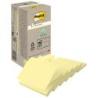 Karteczki samoprzylepne POST-IT Recycled Z-Notes(R330-1T), 76x76mm, 16x100 kart., żółty