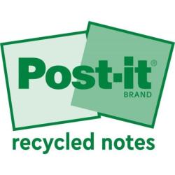 Karteczki samoprzylepne POST-IT Recycled Z-Notes(R330-1T), 76x76mm, 16x100 kart., żółty