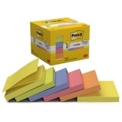 Karteczki samoprzylepne POST-IT Z-Notes, 76x76mm, 6x100 kart., neonowe mix