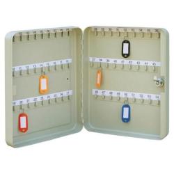 Szafka na klucze Q-CONNECT, na 54 klucze, 240x300x60mm, szara