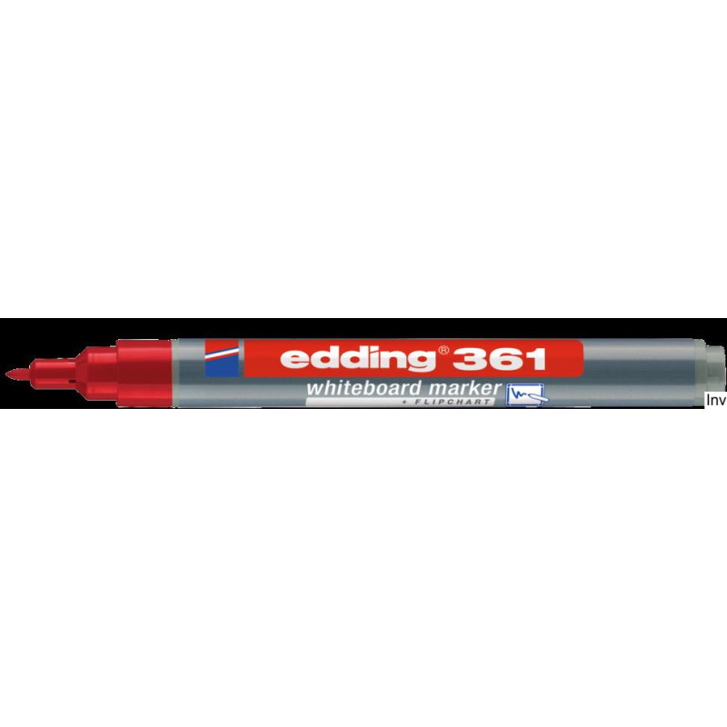 Edding Marker 1mm Czerwony 361/002/CZ do tablic okrągła końcówka