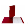 Teczka do akt osobowych A4 bordowa Biurfol z wkładem A, B, C, grzbiet 3 cm