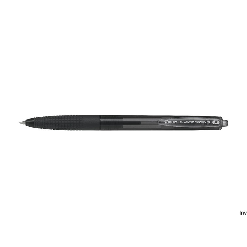 Długopis automatyczny olejowy Pilot Super Grip czarny z wymiennym wkładem, szerokość linii 0,22 mm