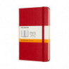 Notes MOLESKINE Classic M, 11,5x18 cm, w linie, twarda oprawa, scarlet red, 208 stron, czerwony