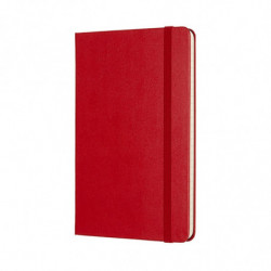 Notes MOLESKINE Classic M, 11,5x18 cm, w linie, twarda oprawa, scarlet red, 208 stron, czerwony