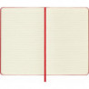Notes MOLESKINE Classic M, 11,5x18 cm, w linie, twarda oprawa, scarlet red, 208 stron, czerwony