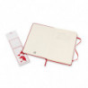 Notes MOLESKINE Classic M, 11,5x18 cm, w linie, twarda oprawa, scarlet red, 208 stron, czerwony
