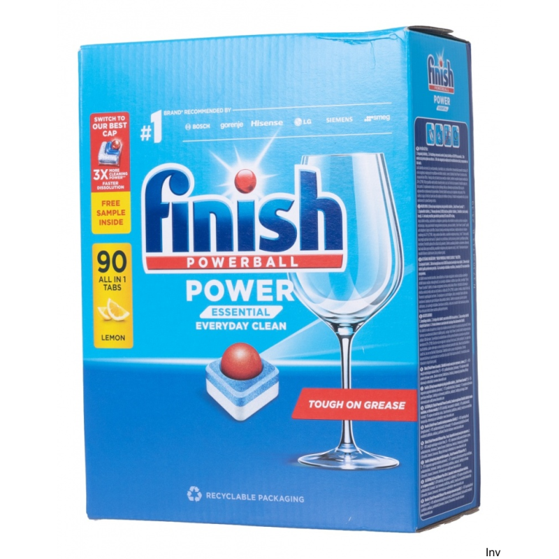 Tabletki do zmywarki FINISH Power Essential 90 sztuk + 2 gratis cytrynowe