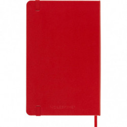 Notes MOLESKINE Classic M, 11,5x18 cm, w linie, twarda oprawa, scarlet red, 208 stron, czerwony