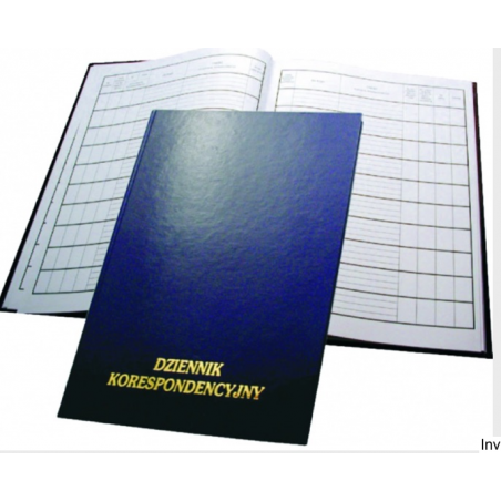 Dziennik korespondencyjny A4 200 kartek granatowy Koh-i-noor