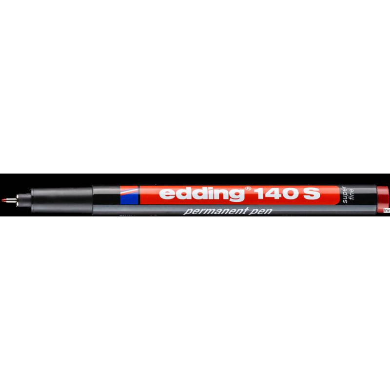 Edding Foliopis 0,3 mm czerwony z okrągłą końcówką do folii prezentacyjnych