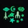 PAKIET Naklejki ścienne świecące w ciemności TRENDHAUS Space Adventure, 34 szt., mix kolorów