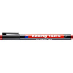 Edding Foliopis 0,3 mm czerwony z okrągłą końcówką do folii prezentacyjnych