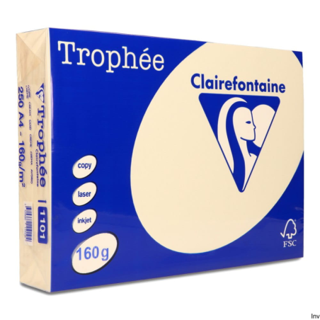 Papier Clairefontaine Xero A4 120g piaskowy 250 arkuszy