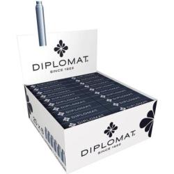 Naboje do piór DIPLOMAT, 6szt., czarne