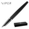 Pióro wieczne DIPLOMAT Viper, guilloche, F, czarne