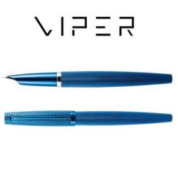 Pióro wieczne DIPLOMAT Viper, guilloche, F, niebieskie