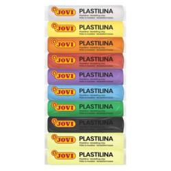 Zestaw plasteliny JOVI, 10x15g, 8 kolorów basic + 2 świecące w ciemności, mix kolorów