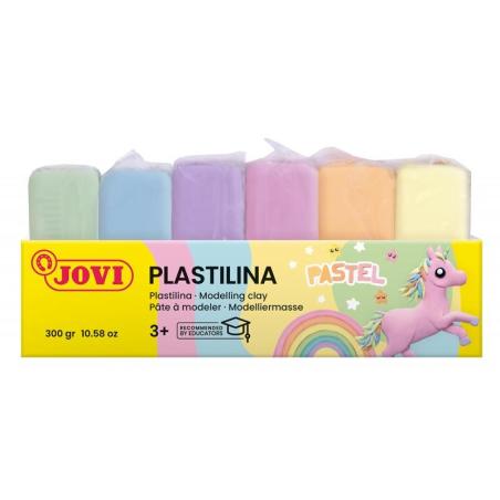 Zestaw plasteliny JOVI, 6x50g, mix kolorów pastelowych