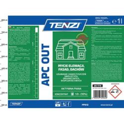Koncentrat do mycia fasad, elewacji, tarasów TENZI, Apc Out, 1l