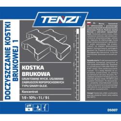 Dwufazowy koncentrat do czyszczenia kostki brukowej TENZI, 5l