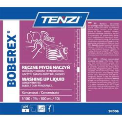 Płyn do mycia naczyń TENZI, zapach gumy balonowej, Boberex, 5l