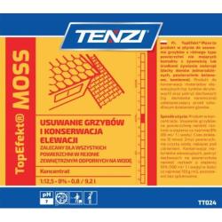 Preparat biobójczy do usuwania grzybów, mchów, glonów TENZI, Topefekt Moss, 5l