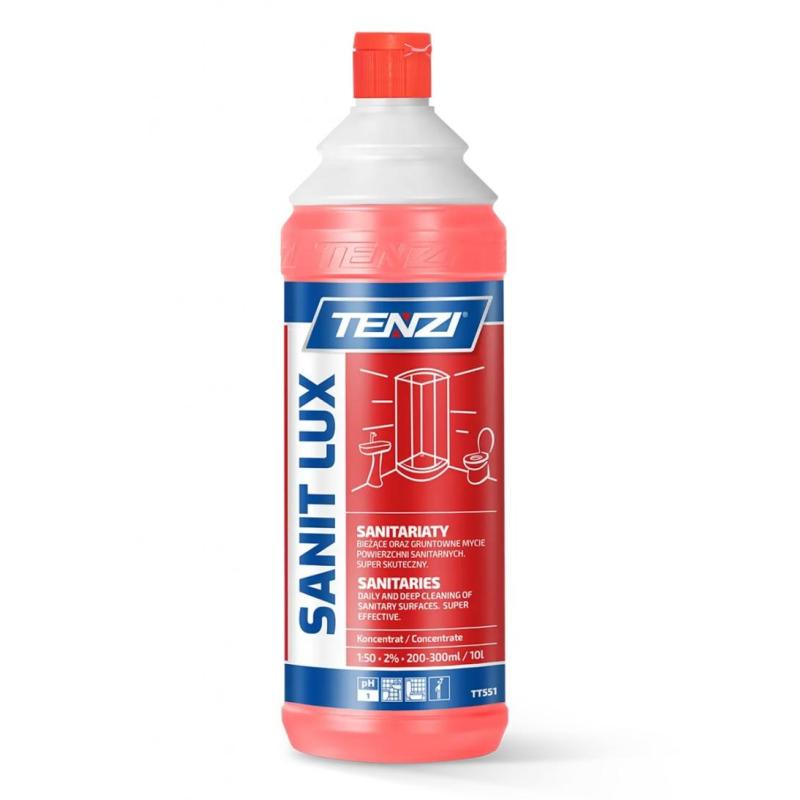 Koncentrat do gruntownego mycia powierzchni sanitarnych TENZI, Sanit Lux, 1l